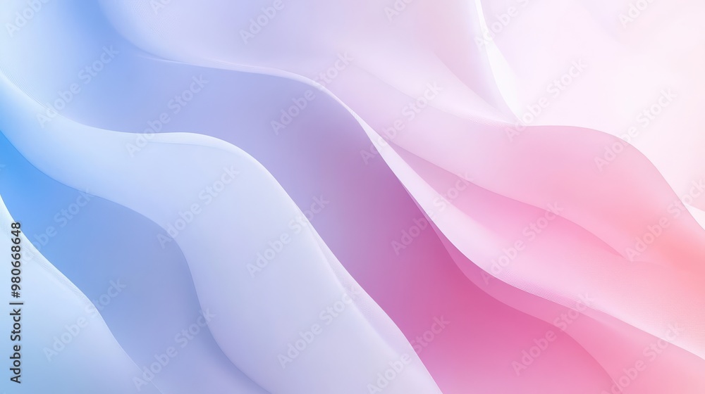Obraz premium Creating a Soothing Atmosphere with Aesthetic Abstract Pastel Color Background for Design Projects and Media Presentations