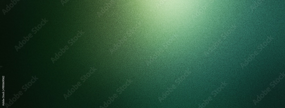 Obraz premium Natural Green Gradient Background with a Grainy Texture