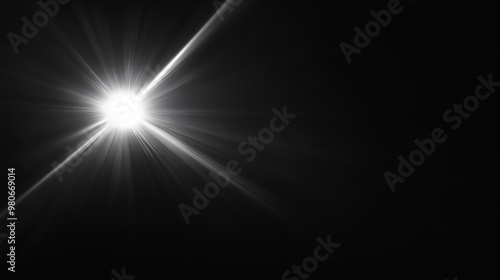 Abstract beautiful rays of light on black background. Overlays, overlay, light transition, effects sunlight, lens flare, light leaks