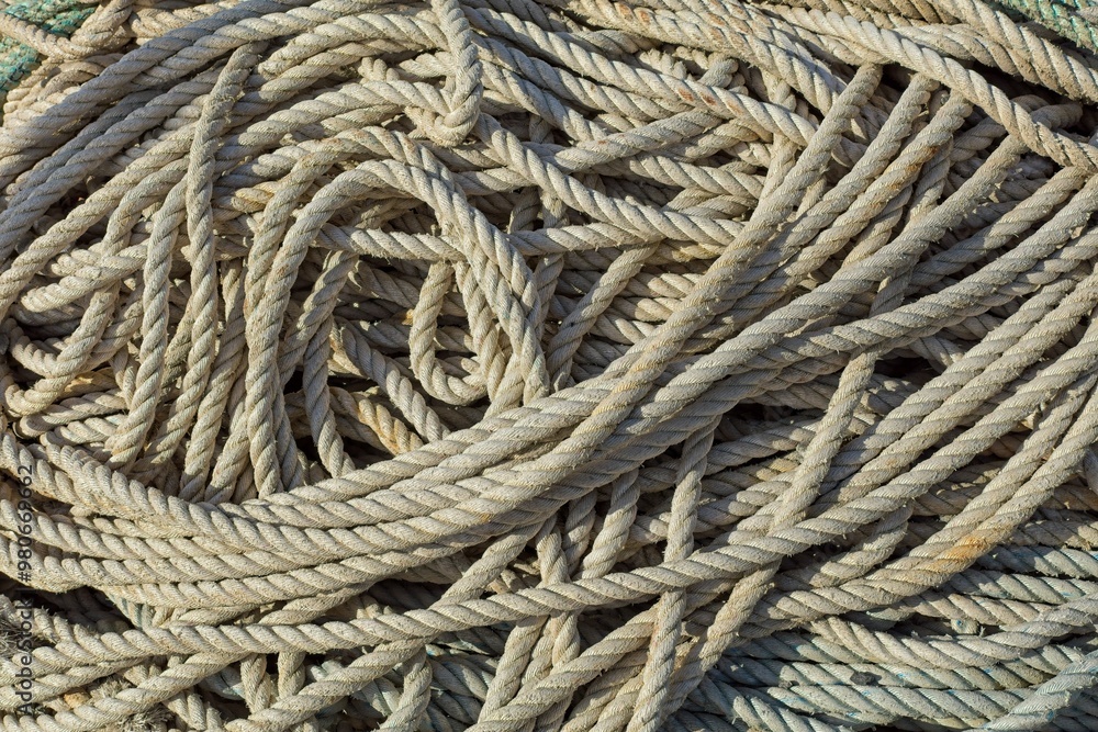 Closeup of abstract rope background, rope used for fishing and crabbing. Closeup of abstract rope background, rope used for fishing and crabbing.
