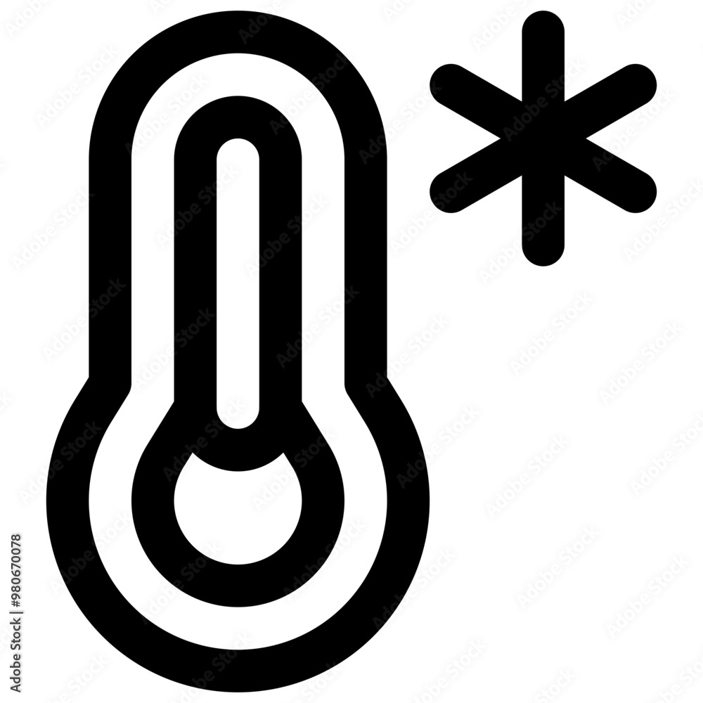 Cold. Editable stroke vector icon. Cold. Editable stroke vector icon.