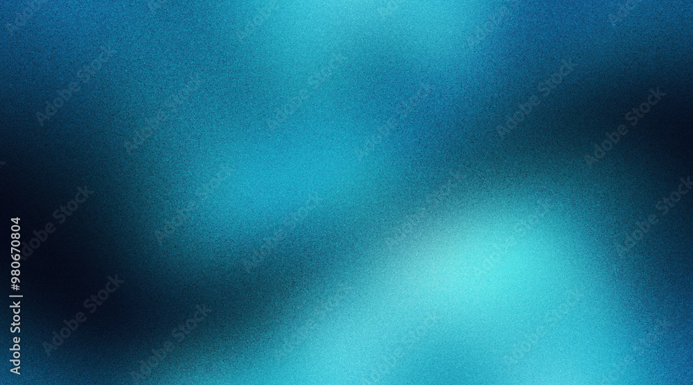 Fototapeta premium Marine Blue Colors Gradient Background with a Grainy Texture
