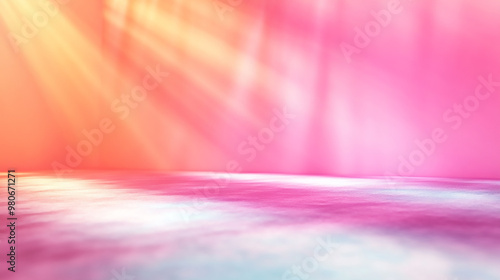 Abstract background with drop shadow and light.