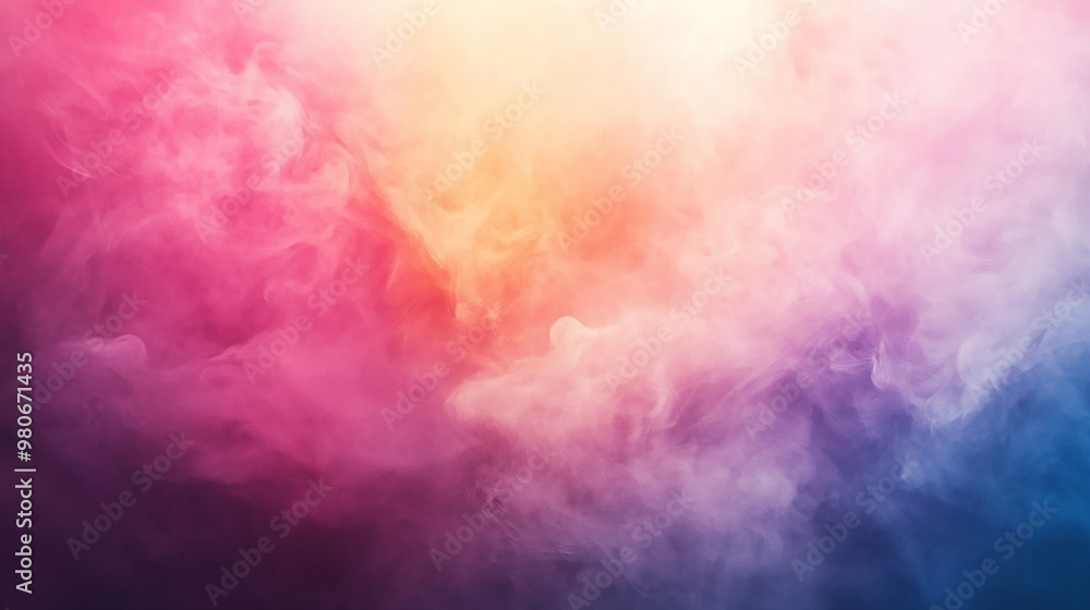 Abstract colorful background with a gradient of yellow, orange, pink, and blue. Abstract colorful background with a gradient of yellow, orange, pink, and blue.