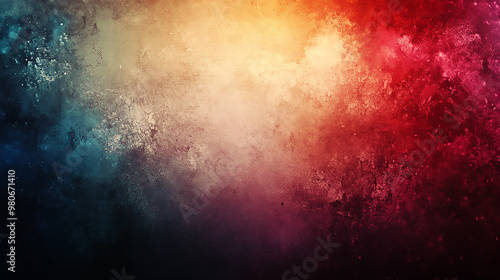 Abstract Watercolor Background abstract background of rainbow color, watercolor,