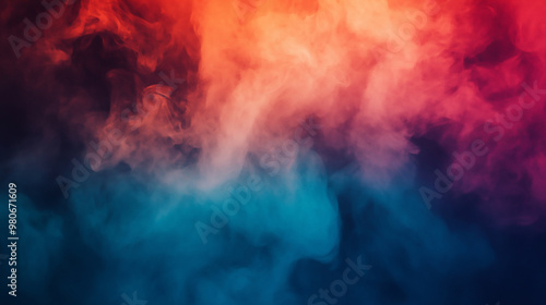 Abstract colorful background with a gradient of yellow, orange, pink, and blue.