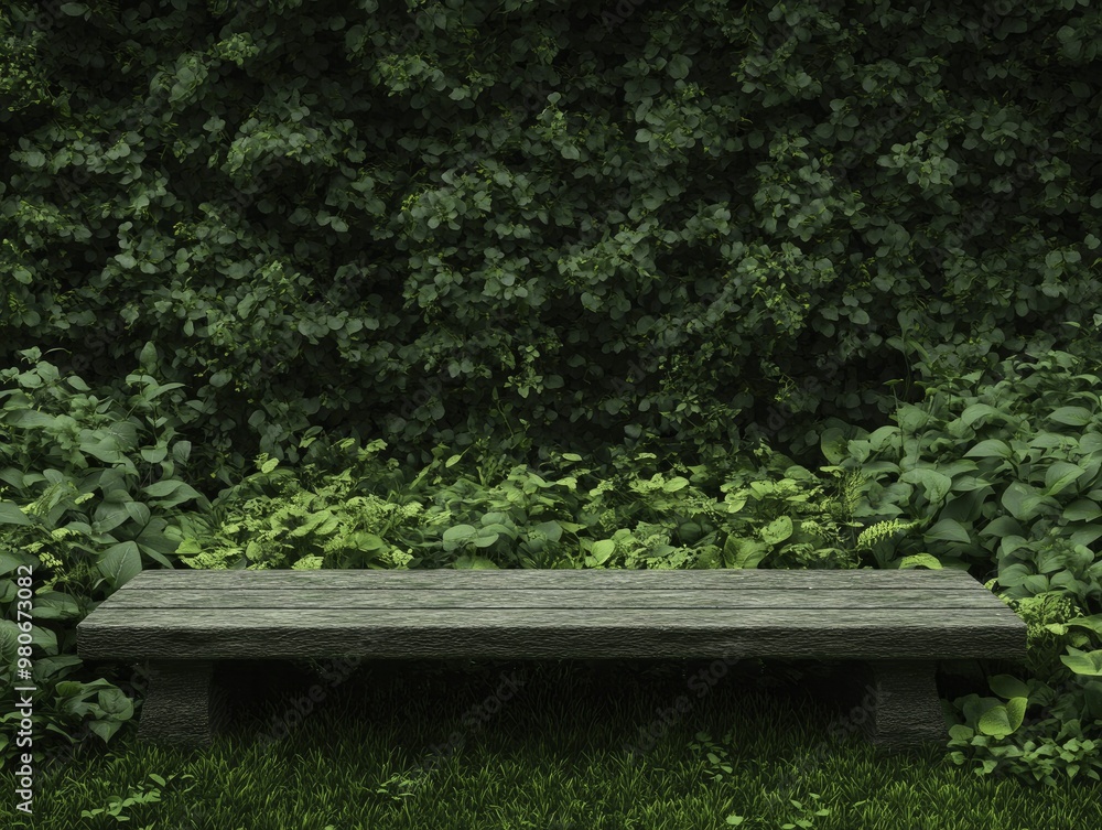 Serene Wooden Bench Nestled in a Lush Green Field Under a Clear Blue Sky, Inviting Moments of Reflection and Connection with Nature Serene Wooden Bench Nestled in a Lush Green Field Under a Clear Blue Sky, Inviting Moments of Reflection and Connection with Nature
