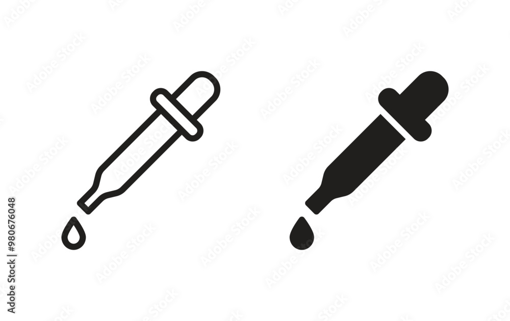 liquid dropper icon. Dropper icon liquid dropper icon. Dropper icon