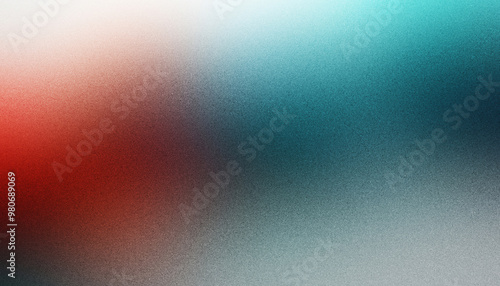 Blue Red Colors Gradient Background with a Grainy Texture