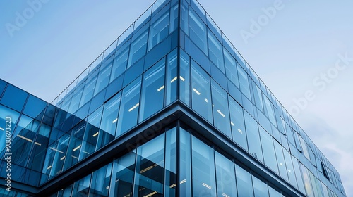 Modern Glass Facade Building