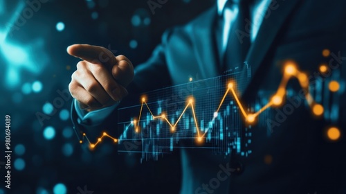 Business development to success and growing growth concept