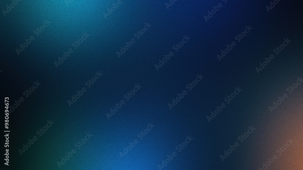 Fototapeta premium Marine Blue Colors Gradient Background with a Grainy Texture