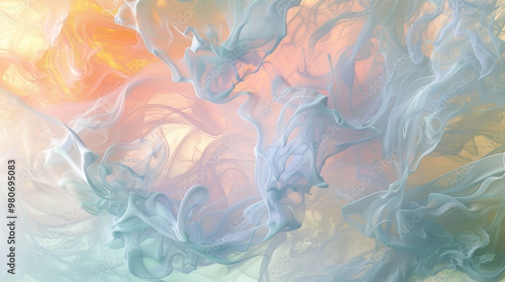 Abstract Swirling Watercolor Background Abstract Swirling Watercolor Background