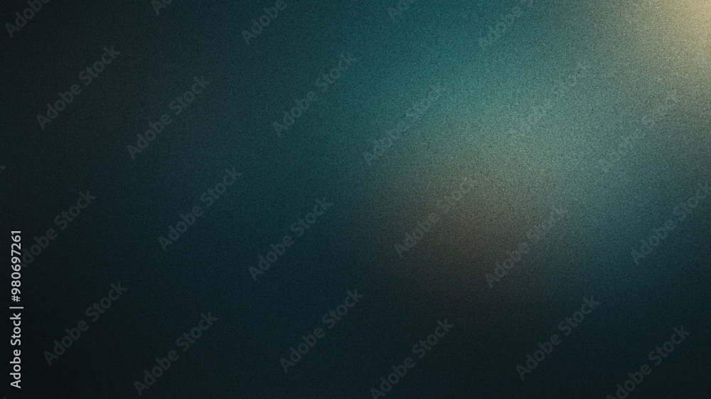 Obraz premium Deep Green Gradient Background with a Grainy Texture