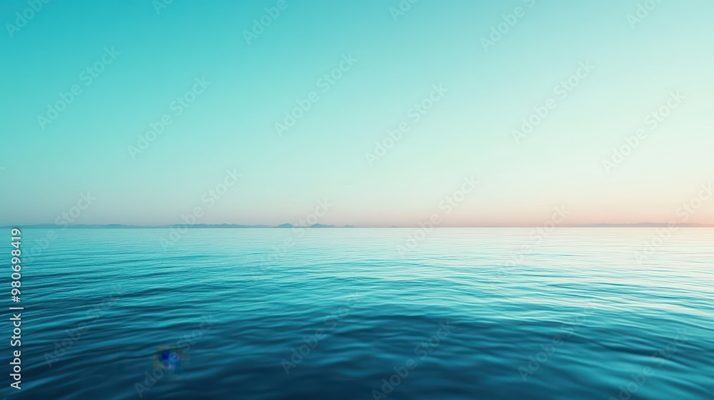 Obraz premium Elegant Cyan and Gradient Color Background Suitable for Modern Design and Creative Projects