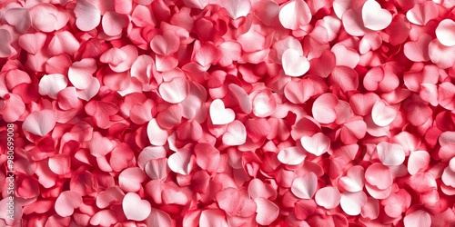 A close-up of pink rose petals.