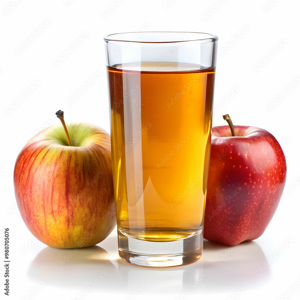 apple juice glass with white back ground apple juice glass with white back ground