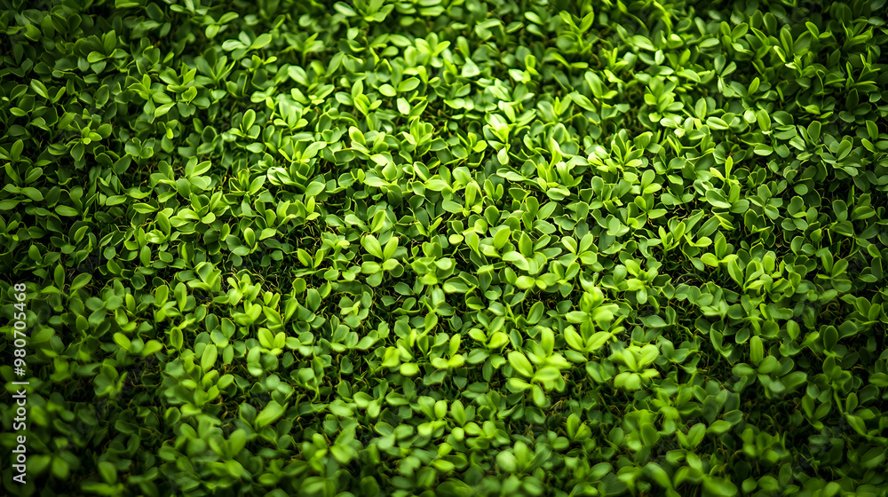 Dense Green Foliage, A Close-Up View of Lush Green Leaves in a Natural Setting, Providing a Vibrant Texture and Organic Background Dense Green Foliage, A Close-Up View of Lush Green Leaves in a Natural Setting, Providing a Vibrant Texture and Organic Background