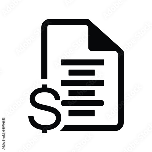 Document business icon