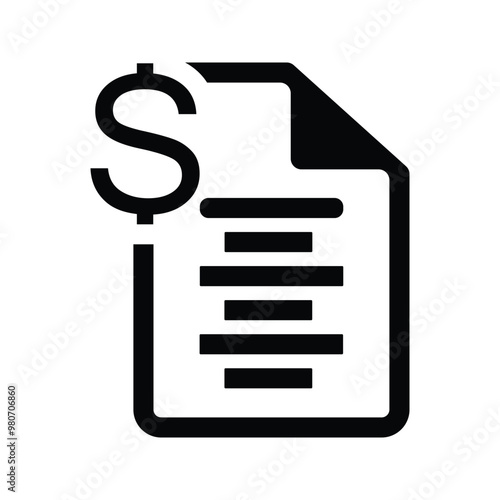 Document business icon