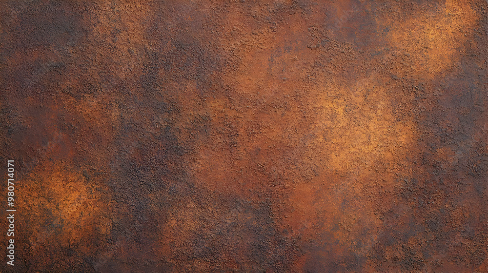 Abstract Rusty Metal Texture Background With Orange And Brown Tones For Design Projects