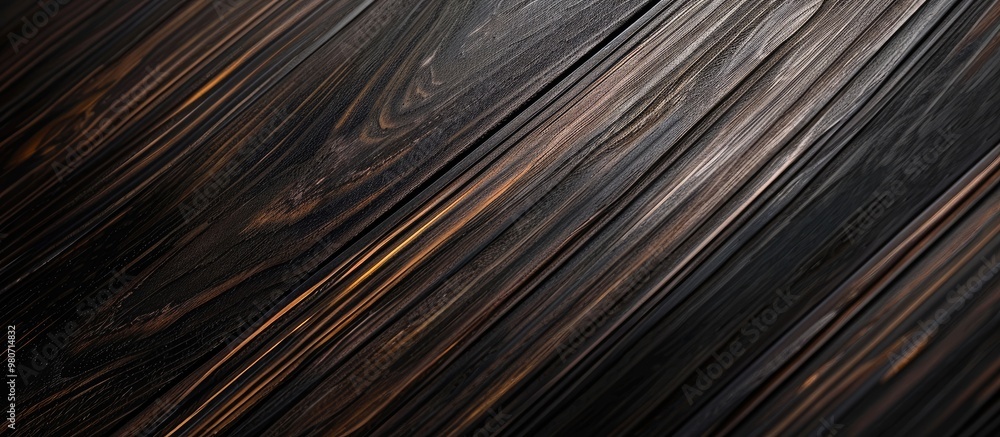 Obraz premium Ebony white veneer displayed in a close up shot captures a blend of modern sophistication and elegance ideal for a copy space image