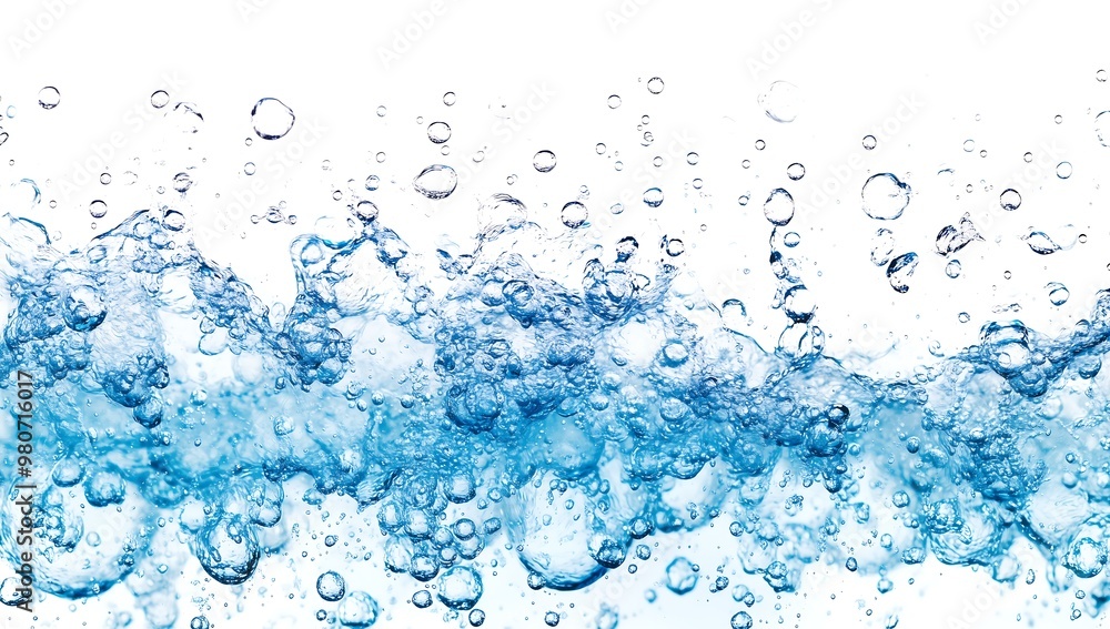 water drops on blue water drops on blue