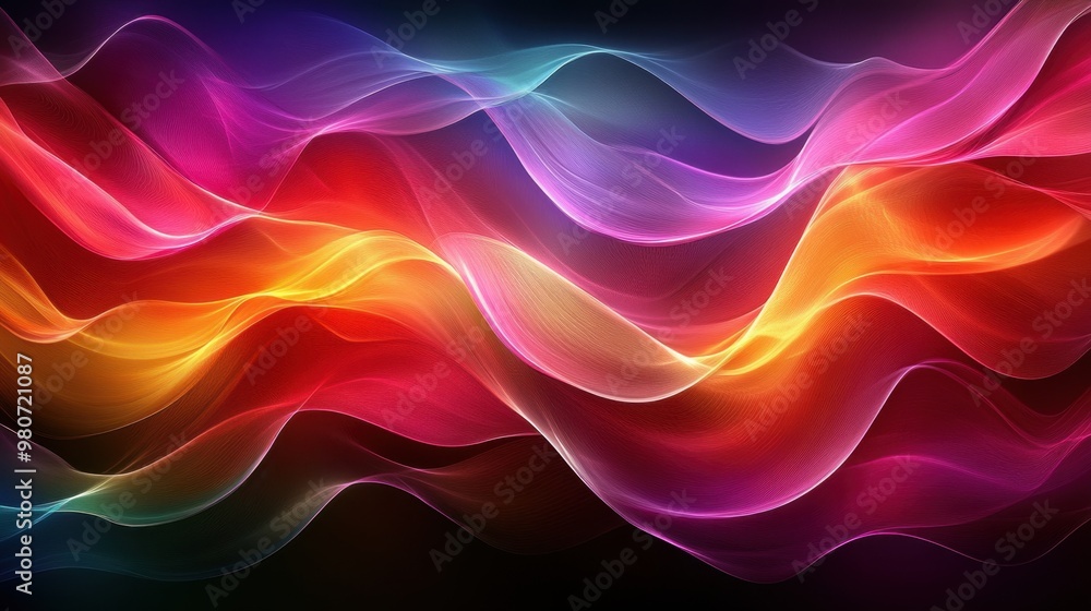 3D rendering of ribbons and silk 3D rendering of ribbons and silk