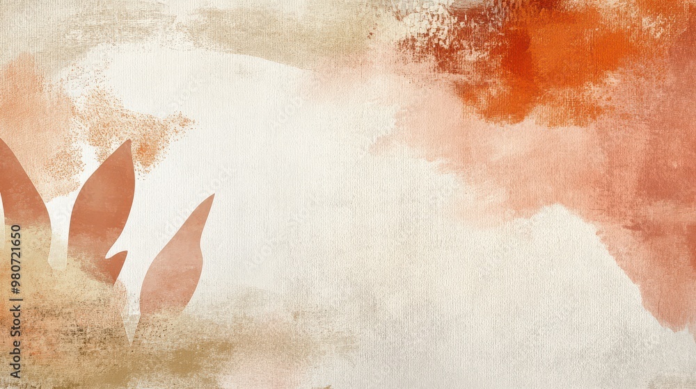 Fototapeta premium Discover the Beauty of Modern Bohemian Background with Organic Textures for Artistic Projects