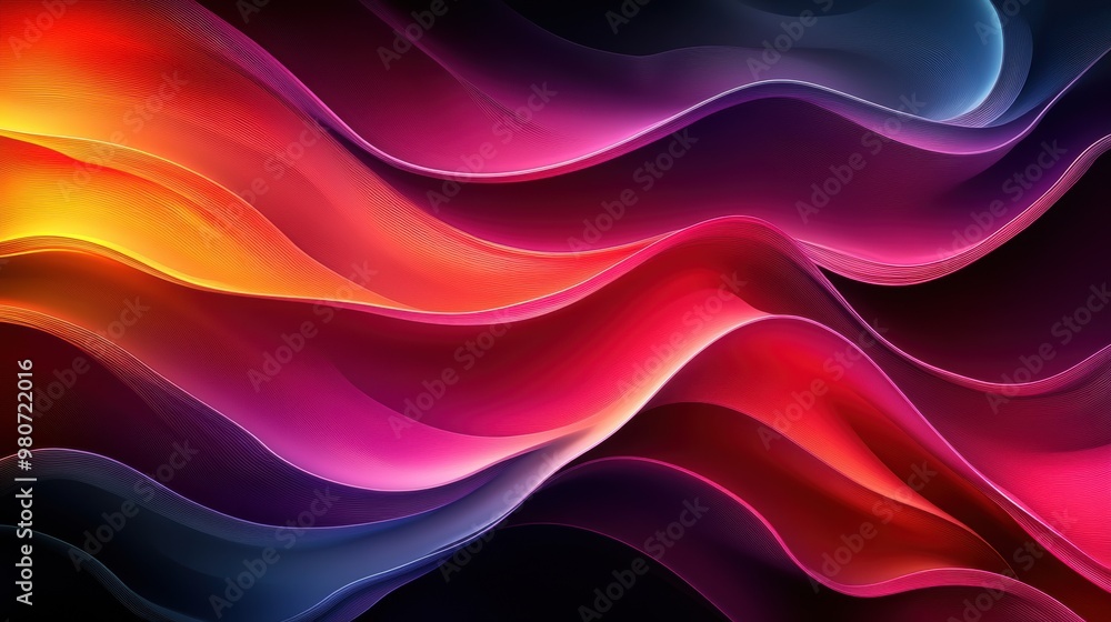 3D rendering of ribbons and silk 3D rendering of ribbons and silk