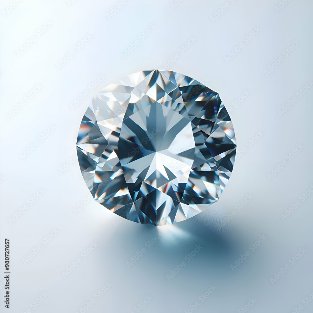 Fototapeta premium diamond on white background