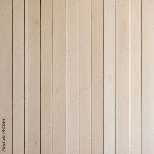 light-colored wooden panels. The panels are evenly spaced and have a smooth, polished finish