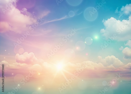 Delicate soft focus pastel hues backdrop featuring a gentle gradient of calming colors creating a serene and soothing atmosphere, perfect for design and art projects.