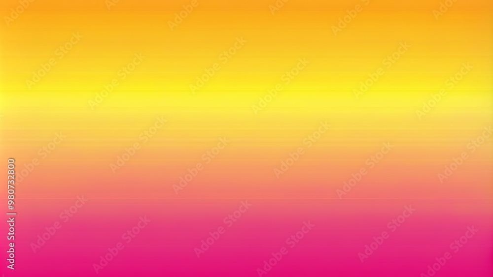 Obraz premium Vibrant yellow and pink soft gradient background with ombre effect, brightening up the scene with a warm and gentle, sunrise-inspired color palette.