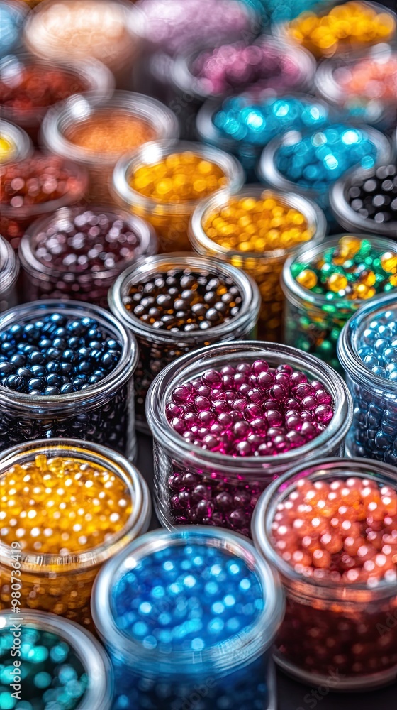 custom made wallpaper toronto digitalVarious beads and beads for needlework. Selective focus