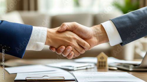 Successful Business Deal Handshake.