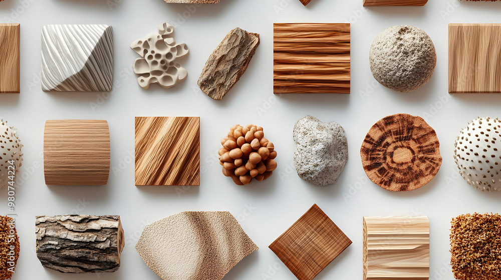 3D Natural Wood Elements Seamless Vector Design for Sustainability - Perfect for Zero Waste Lifestyle Infographics in 2025 3D Natural Wood Elements Seamless Vector Design for Sustainability - Perfect for Zero Waste Lifestyle Infographics in 2025
