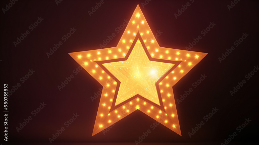Fototapeta premium star with lights