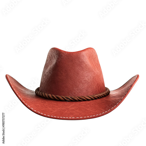 A classic cowboy hat with a sturdy design, perfect for adding a rugged charm to any western-themed outfit or decor. photo