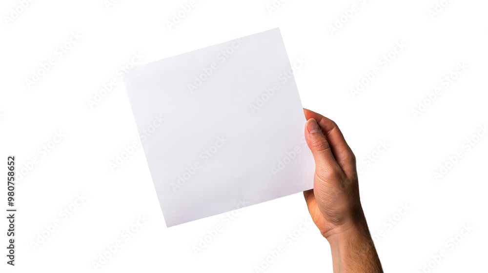 A hand holding a blank sheet of paper, perfect for customization, notes, drawings, or as a background in various designs. A hand holding a blank sheet of paper, perfect for customization, notes, drawings, or as a background in various designs.