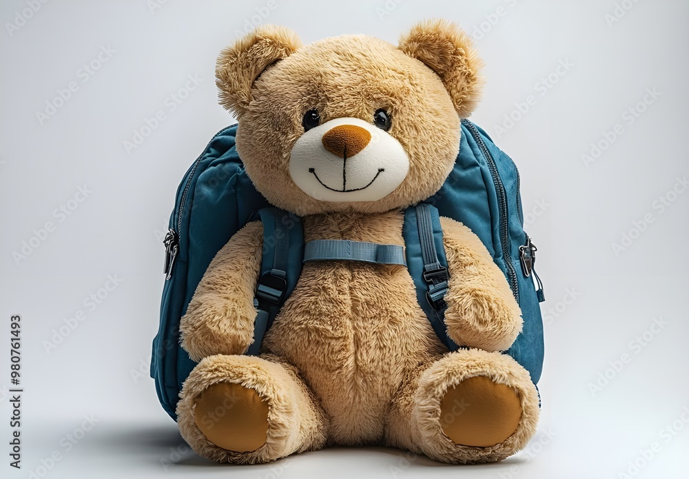 Obraz premium a stuffed bear with a backpack