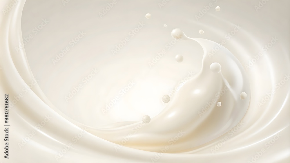 a splash of milk that is being poured abstract background. Generative AI a splash of milk that is being poured abstract background. Generative AI