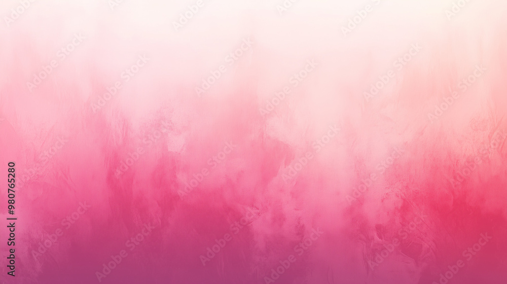Fototapeta premium Pink Gradient Texture With Soft Brush Strokes And Abstract Vibes