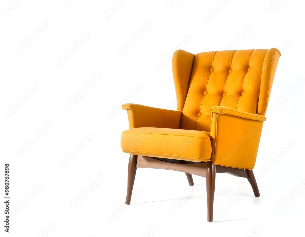 Fototapeta premium leather armchair isolated