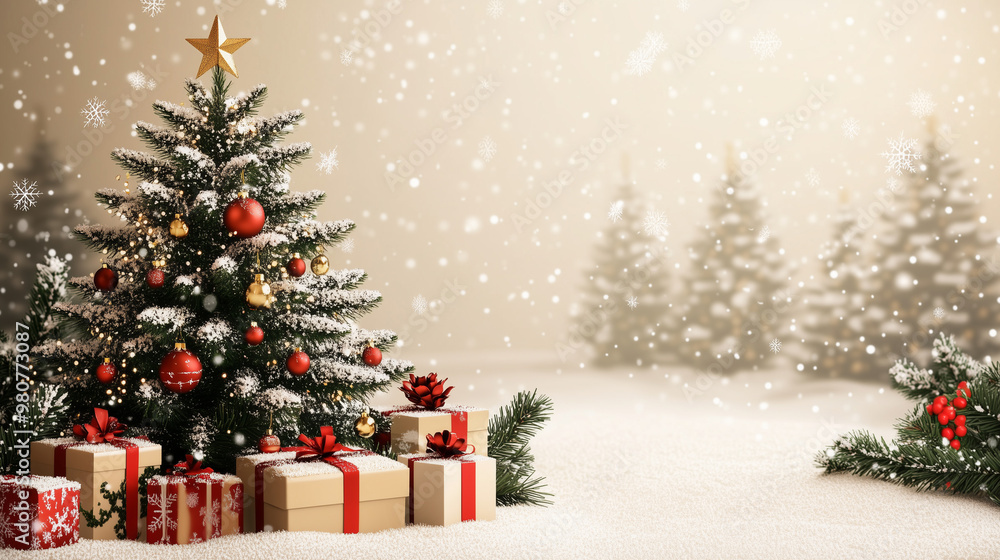 christmas tree with gifts christmas tree with gifts
