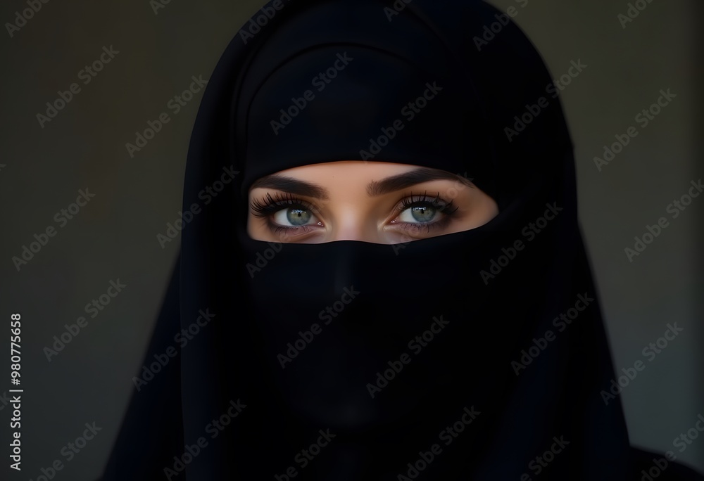 Woman in a Niqab Woman in a Niqab