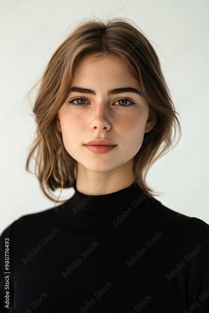 portrait of a pretty woman