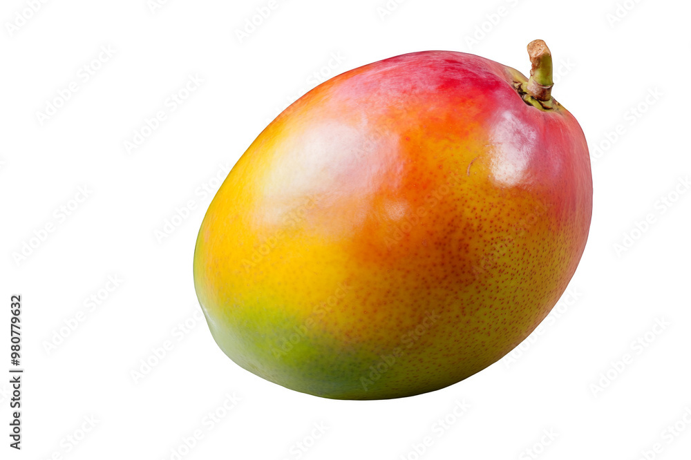 One whole mango on transparent background One whole mango on transparent background