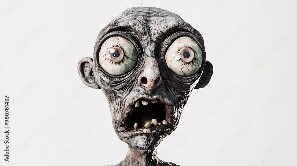 Obraz premium a ghoul with big eyes