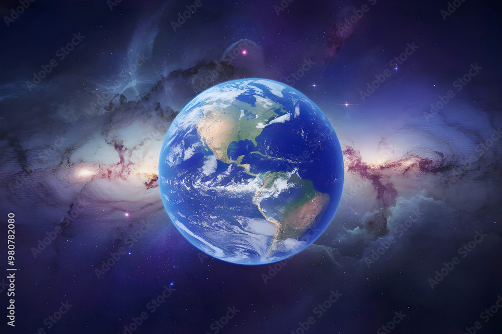 3d illustration of earth planet in deep blue space high quality digital space art in 5k realistic visualization 3d illustration of earth planet in deep blue space high quality digital space art in 5k realistic visualization